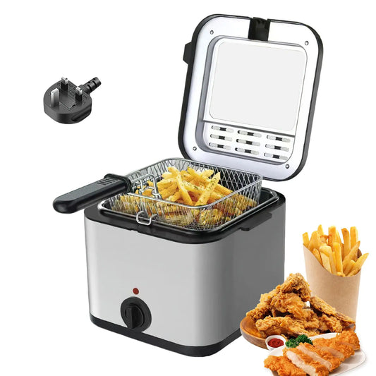 2.5L Electric Fryer Large Capacity Home Chicken Fillet French Fries Fryer All-in-One Deep Fryer Kitchen Appliances