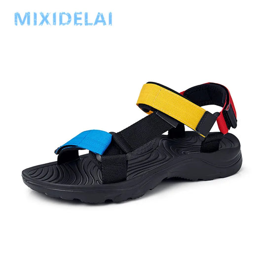 New Men Sandals Non-slip Summer Flip Flops High Quality Outdoor Beach Slippers Casual Shoes Cheap Men's shoes Water Shoes