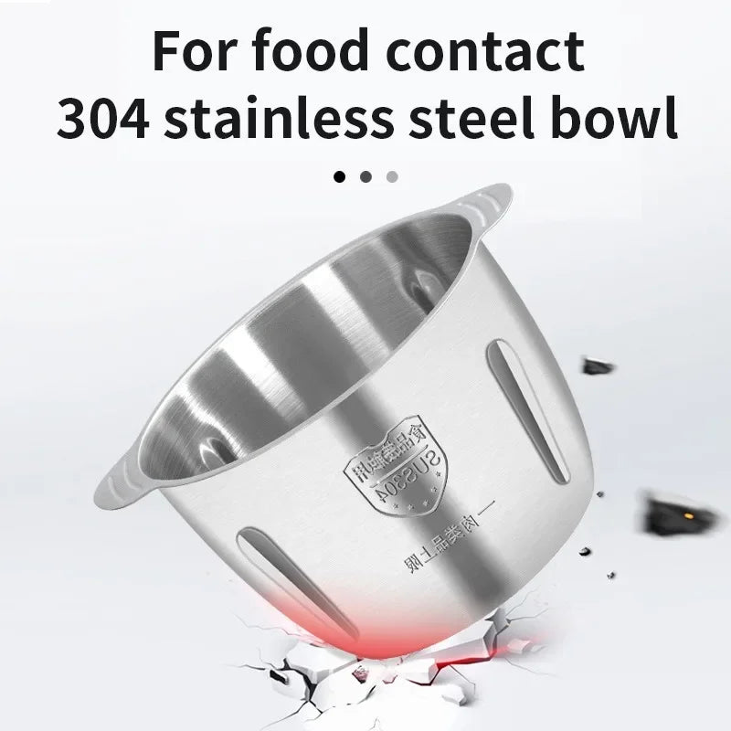 220v electric meat grinder stainless steel large capacity multifunctional auxiliary food machine meat grinder 3 gears adjustment