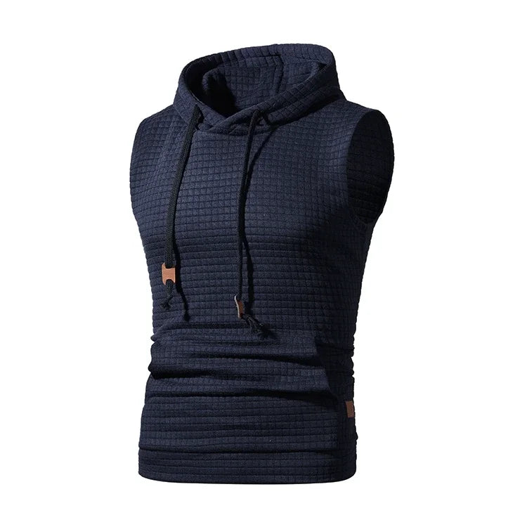 men summer hooded zipper vest mens clothes camouflage tank top fitness sweatshirt sportswear clothing sleeveless tanktop