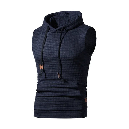 Men Summer Hooded Zipper Vest Mens Clothes Camouflage Tank Top Fitness Sweatshirt Sportswear Clothing Sleeveless Tanktop