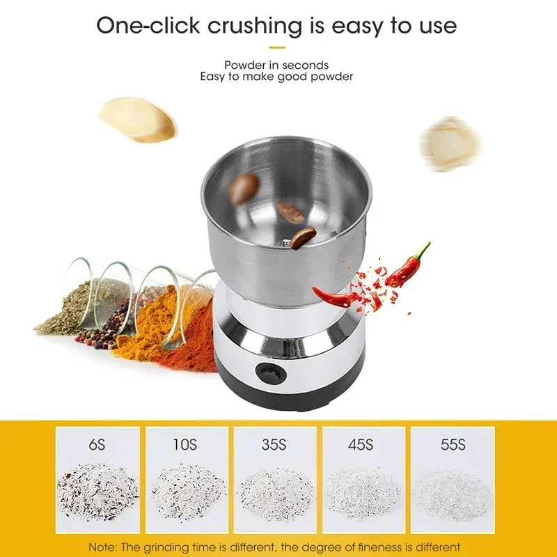 electric grinder multifunctional home coffee grinder four edged blade kitchen cereal nuts beans spices grains grinder machine