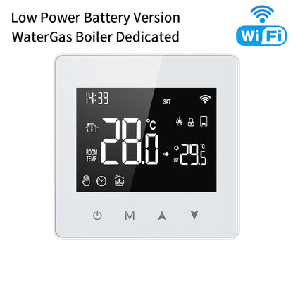 AVATTO Tuya WiFi/ZigBee Smart Thermostat,Low Power Battery Water Gas Boiler Temperature Controller For Alexa Google Home Alice