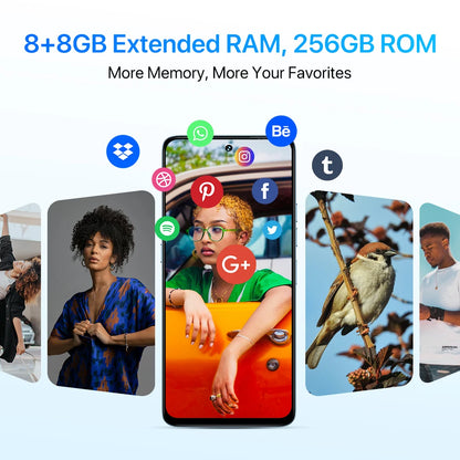 [World Premiere]UMIDIGI Note 100 Android 14 Smartphone 6.8” HD+ 120Hz 50MP Camera 8GB 256GB/6GB 128GB 20W 5000mAh Dual SIM NFC