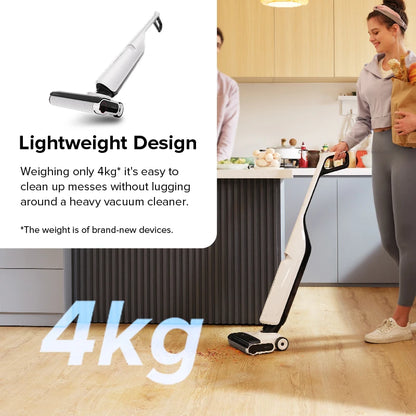 Roborock Flexi Lite Wet and Dry Vacuum Cleaner 17000Pa Suction Samrt Cleaning Flexible Lightweight Roller-Cleaning