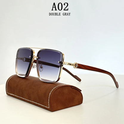 Sunglasses For Men Square Sunglasses Women Trendy Luxe Vintage Fashion Glasses Retro Steampunk Shades Gafas De Sol Hombre