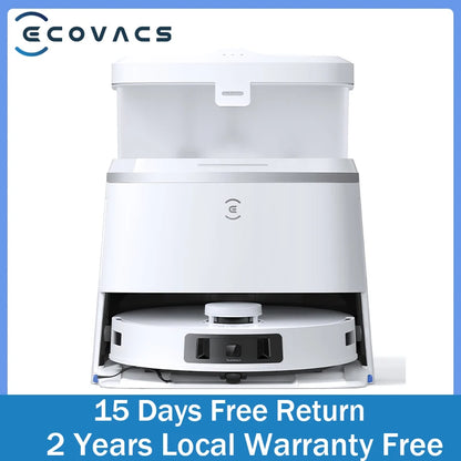 Robot Vacuum Cleaner Ecovacs T30 Pro , Home Appliance,Vacuum and Mop, 5200 mAh,11000Pa Pet Hair Cleaning, 70℃ Hot Water washing