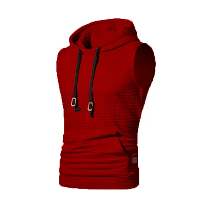Men Summer Hooded Zipper Vest Mens Clothes Camouflage Tank Top Fitness Sweatshirt Sportswear Clothing Sleeveless Tanktop