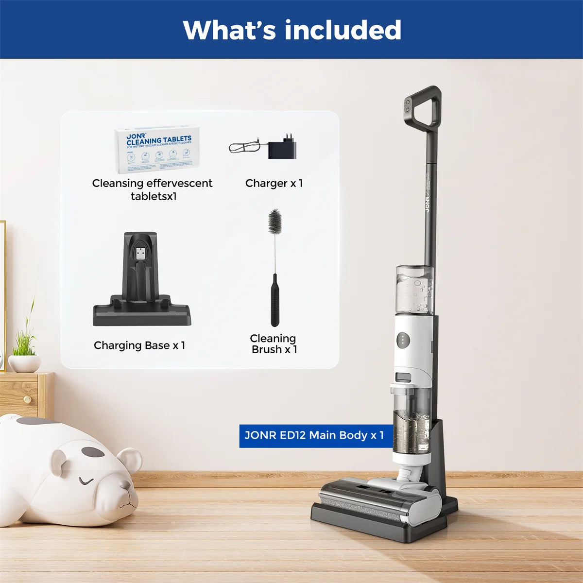 jonr ed12 cordless vaccum cleaner 9000pa wireless vacuum cleaner mop self-cleaning professional for smart home appliances