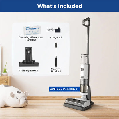 Jonr ED12 Cordless Vaccum Cleaner 9000Pa Wireless Vacuum Cleaner Mop Self-Cleaning Professional For Smart Home Appliances