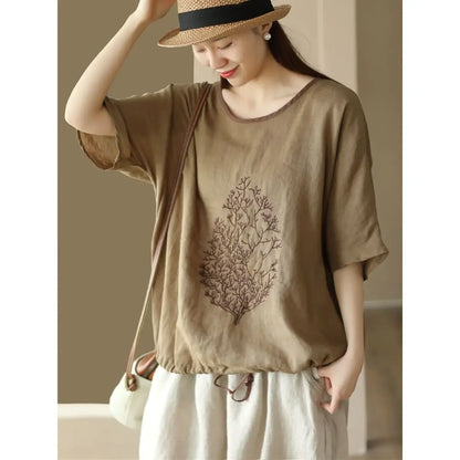 Women's T-shirt Plain Summer Outfit Short Sleeve Graphic Cotton Top Female Korean Reviews Many Clothes Japanese Vintage Fashion
