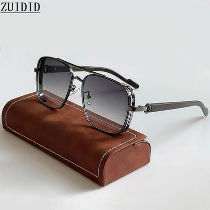 Sunglasses For Men Square Sunglasses Women Trendy Luxe Vintage Fashion Glasses Retro Steampunk Shades Gafas De Sol Hombre