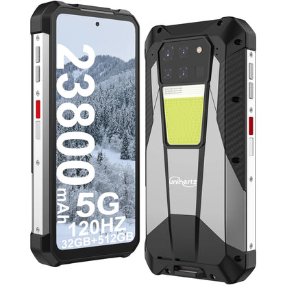 Unihertz 8849 Tank 3 Rugged Smartphone Android 14 23800mAh 5G Outdoor Cell Phone Unlocked 32GB +512GB Phone Dimensity 8200 CPU