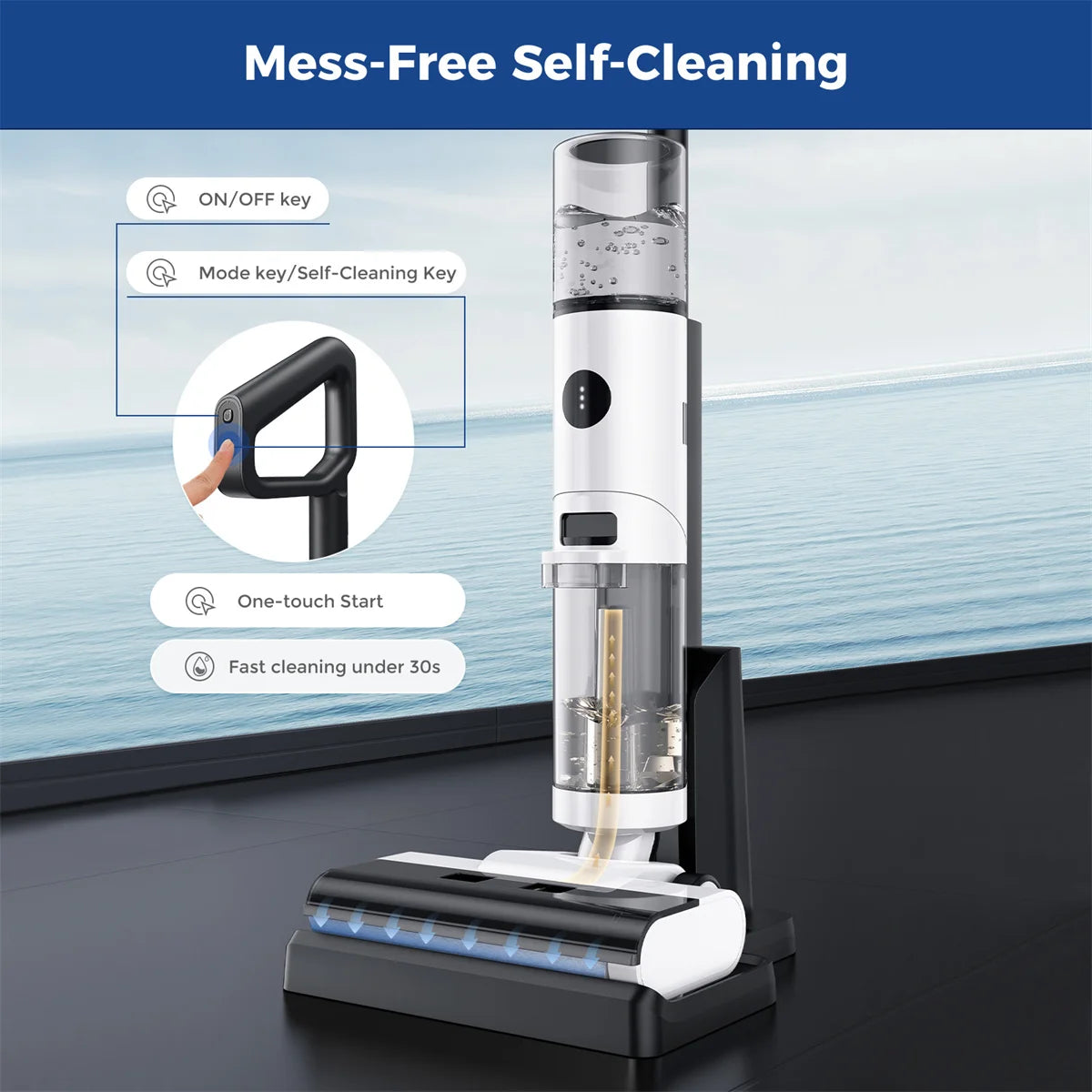 jonr ed12 cordless vaccum cleaner 9000pa wireless vacuum cleaner mop self-cleaning professional for smart home appliances