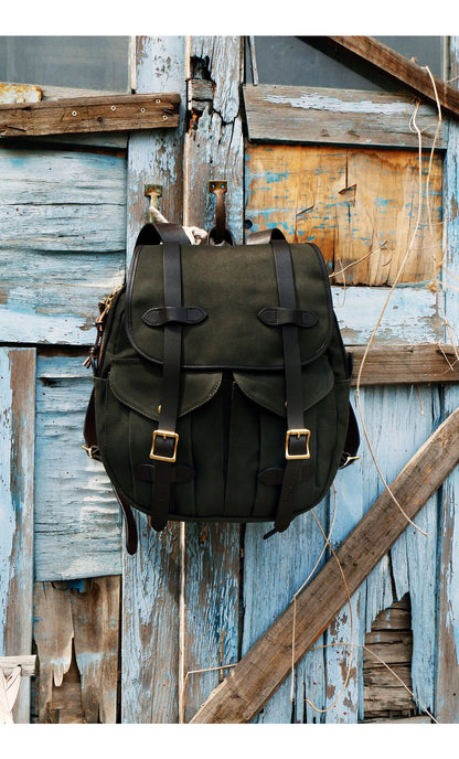 American Retro Durable Travel Backpack Canvas Vintage Backpack With Cowhide Shoulder Strap and YKK Zipper High quality for men