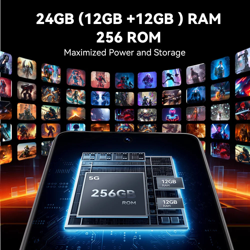 cubot max 5, android smartphone 5g, dimensity 8200,4nm,  3.1ghz, 6.95-inch 144hz large screen, 24+256gb,gaming phone,add to cart