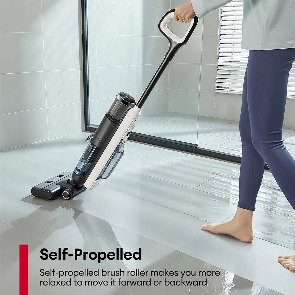 ultenic ac1 elite cordless vacuum and mop with selfcleaning up to 50min runtime smart dirt detection 3 cleaning mode lcd display