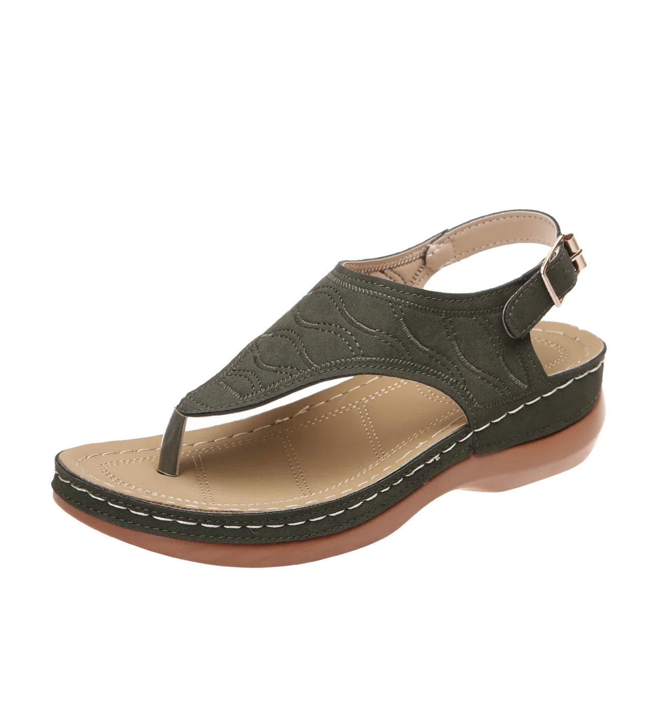 new roman style buckle belt female breathable sandals women sandals summer shoes open toe platform lightweight shoes size 36-43