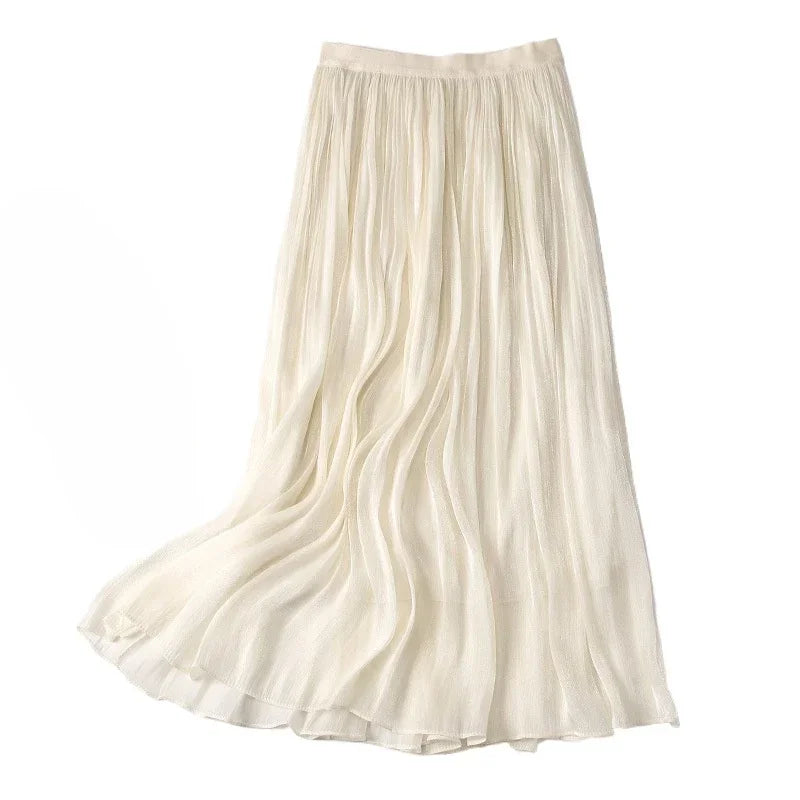 ladies casual temperament long skirt jupe summer a-line maxi skirts for women clothing saias harajuku bottoms faldas streetwear