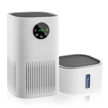 Air Purifier with Humidifier Combo for Home Allergies and Pets Hair, Smokers in Bedroom, H13 True HEPA Filter，2-in-1
