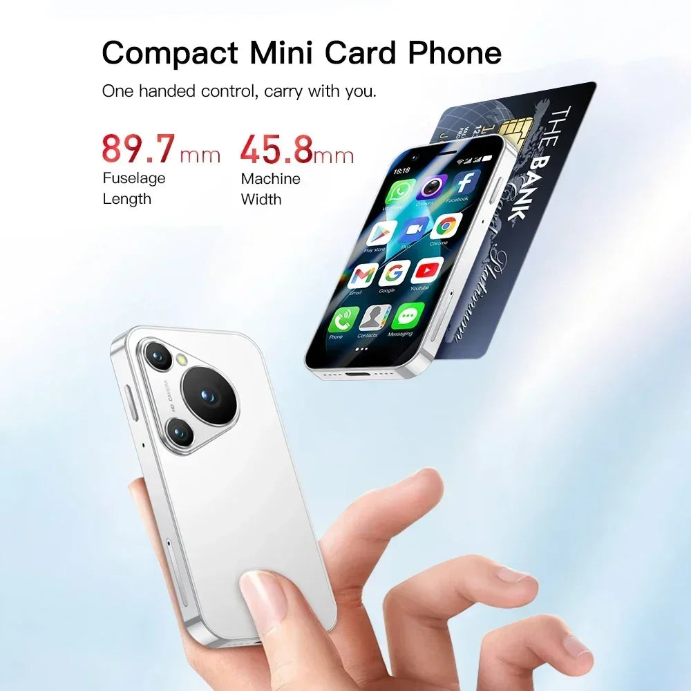 world premiere soyes p70 pro max mini smartphone  android8.1 3.0 inches 16gb  2000mah face id dual sim standby play store 3g