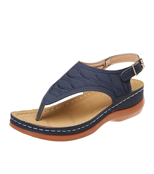New Roman Style Buckle Belt Female Breathable Sandals Women Sandals Summer Shoes Open Toe Platform Lightweight Shoes Size 36-43